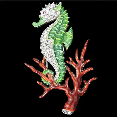 Timeless Wonder Fancy Enamel Zirconia Sea Horse Brooch Pins for Women Designer Jewelry Bride Gown Runway Luxury Brand Gift 5388
Timeless Wonder Fancy Enamel Zirconia Sea Horse Brooch Pins for Women Designer Jewelry Bride Gown Runway Luxury Brand Gift 5388
