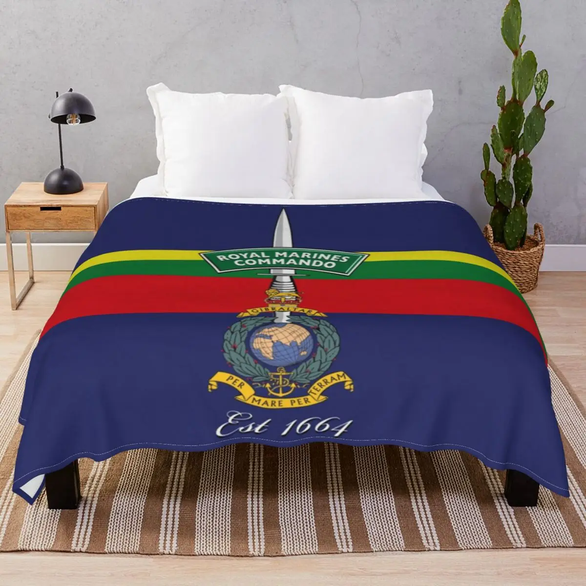 Royal Marine Commando Est 1664 Blanket Fleece Winter Ultra-Soft Throw Blankets for Bedding Sofa Travel Cinema
Royal Marine Commando Est 1664 Blanket Fleece Winter Ultra-Soft Throw Blankets for Bedding Sofa Travel Cinema
