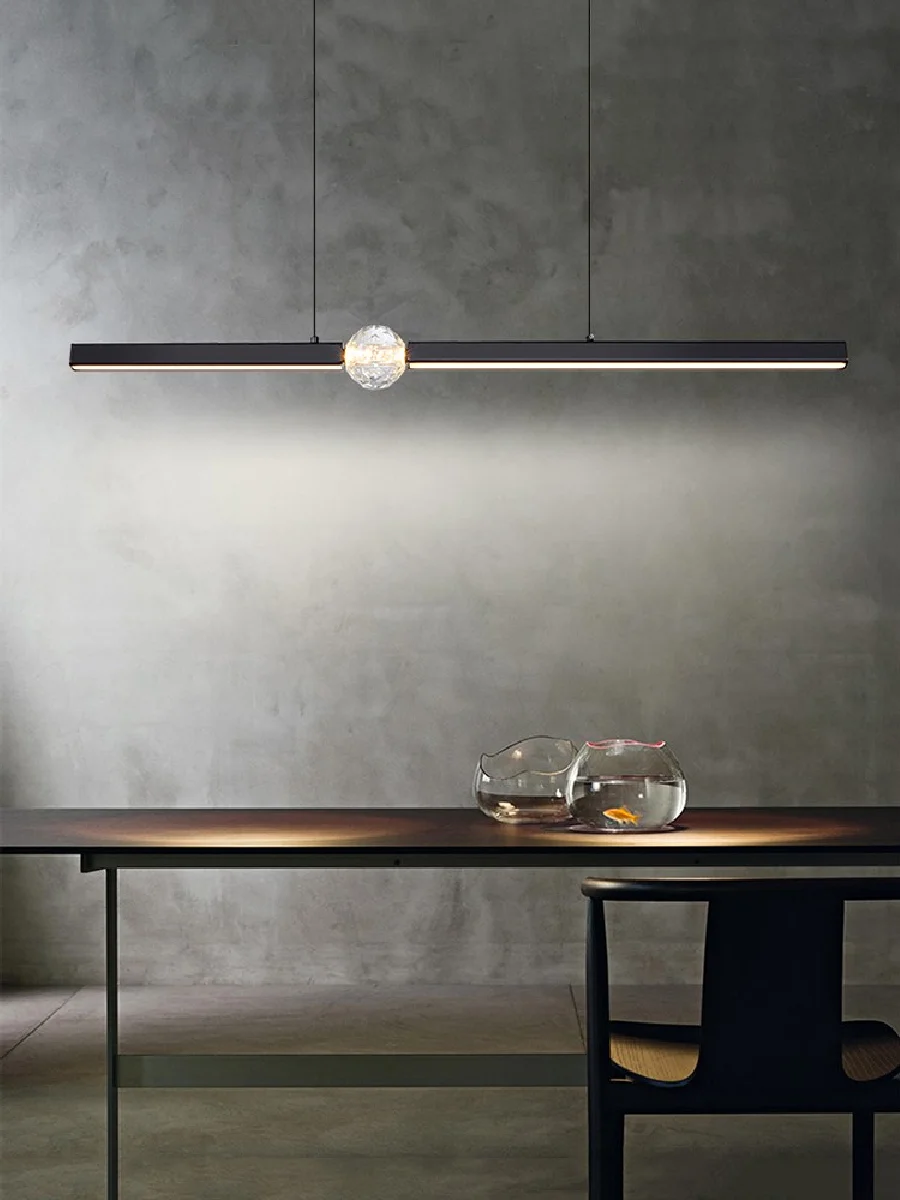 Black/Golden Modern Simple LED Chandelier Crystal Dining Room Island Long Pendant Lamp Restaurant Kitchen Office Hanging Lights
Black/Golden Modern Simple LED Chandelier Crystal Dining Room Island Long Pendant Lamp Restaurant Kitchen Office Hanging Lights