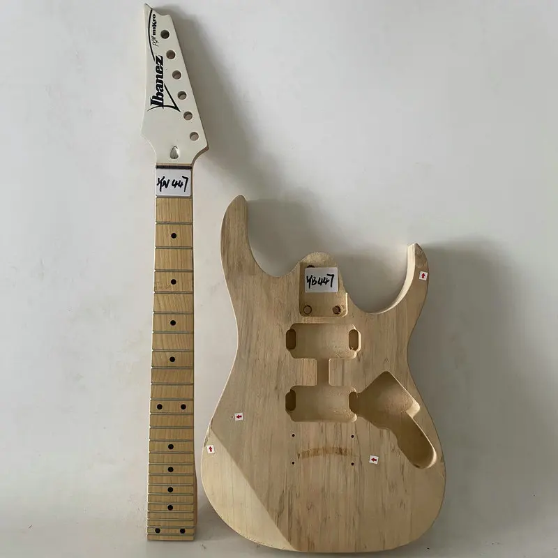 YB447YN447 DIY Guitar Kits Ibanez Original Mini&Travel Children Electric Guitar Neck with Body Unfinished
YB447YN447 DIY Guitar Kits Ibanez Original Mini&Travel Children Electric Guitar Neck with Body Unfinished