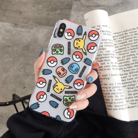 Pokemon Pikachu Phone Case for IPhone 13 pro max 7/ 8/ Plus X /XR/XS Max /11 /12 /Pro Cute Cartoon Anti-fall Silicone Case Gift
Pokemon Pikachu Phone Case for IPhone 13 pro max 7/ 8/ Plus X /XR/XS Max /11 /12 /Pro Cute Cartoon Anti-fall Silicone Case Gift