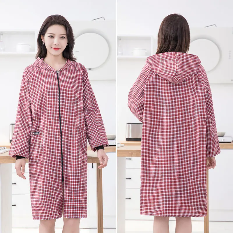 Apron Long Cotton Apron Kitchen Home Cooking is Dressing Oil-proof Anti-fouling Dirty-resistant and Wear-resistant Long-sleeved
Apron Long Cotton Apron Kitchen Home Cooking is Dressing Oil-proof Anti-fouling Dirty-resistant and Wear-resistant Long-sleeved