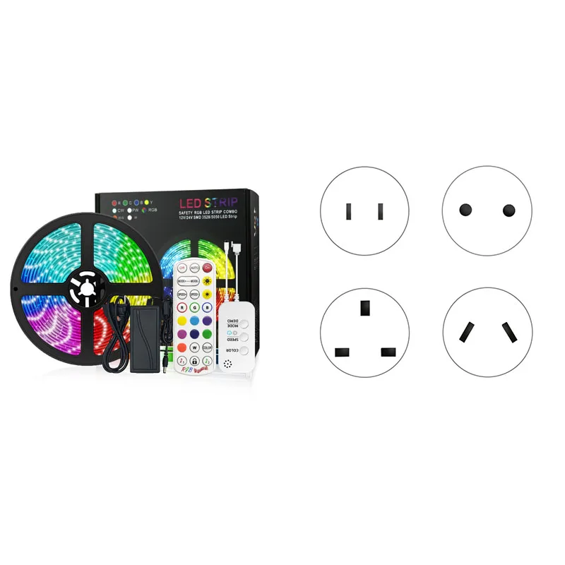Waterproof LED Light Strip 5050RGB Music Light Strip 20M 600 Light Intelligent Bluetooth 24 Key Colorful Light
Waterproof LED Light Strip 5050RGB Music Light Strip 20M 600 Light Intelligent Bluetooth 24 Key Colorful Light