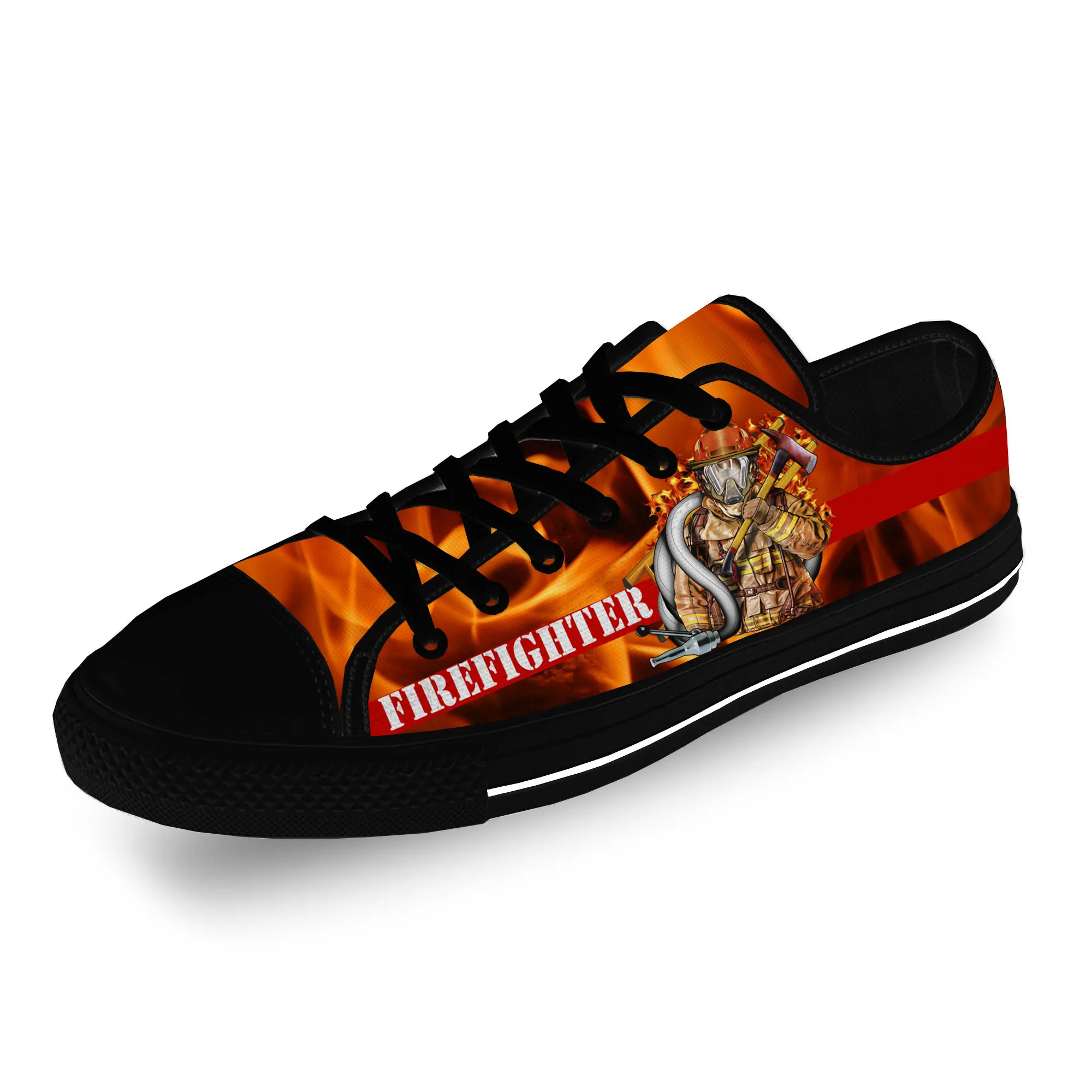 Firefighter Low Top Sneakers Mens Womens Teenager Casual Shoes Canvas Running Shoes 3D Print Breathable Lightweight shoe Black
Firefighter Low Top Sneakers Mens Womens Teenager Casual Shoes Canvas Running Shoes 3D Print Breathable Lightweight shoe Black