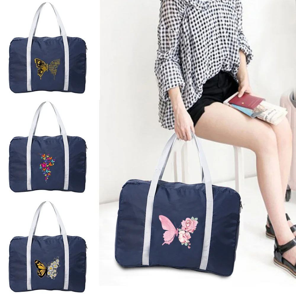 Women Travel Bag Gadgets Organizers Large Carry Clothes Duffle Bags Holiday Accessories Traveling Butterfly Foldable Handbags
Women Travel Bag Gadgets Organizers Large Carry Clothes Duffle Bags Holiday Accessories Traveling Butterfly Foldable Handbags