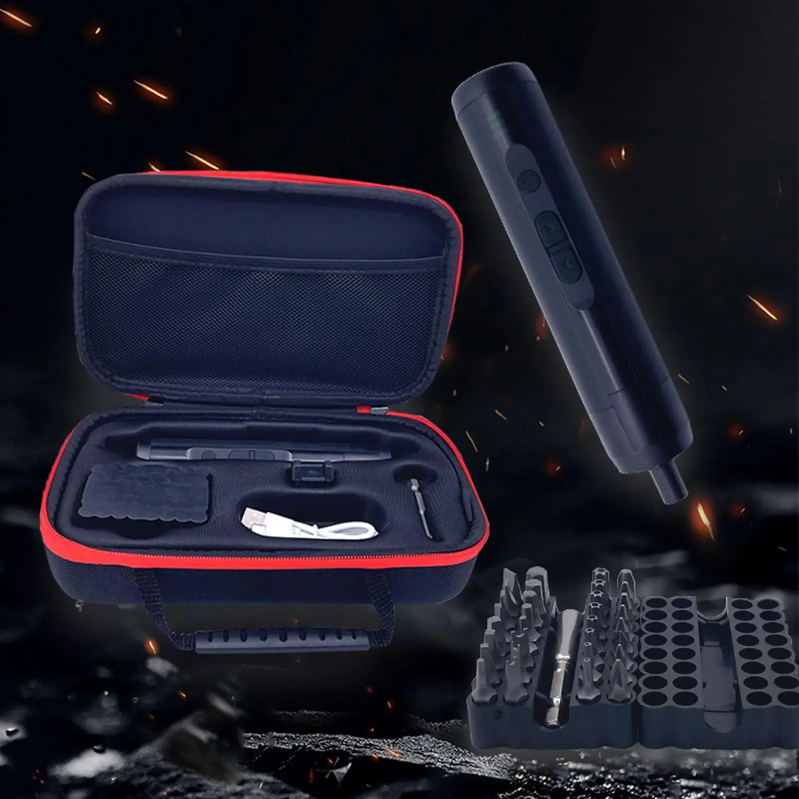 Multifunctional Electric Screwdriver USB Rechargable with 32 Bits High Precision Manual Repair Tools Mini Screwdriver for Repair
Multifunctional Electric Screwdriver USB Rechargable with 32 Bits High Precision Manual Repair Tools Mini Screwdriver for Repair