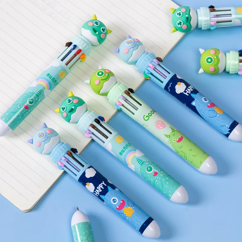 5pcs 10 Colors Ballpoint Pen Little Monster Cartoon Cute Stationery Colorful Student School Supplies Kawaii Office Accessories
5pcs 10 Colors Ballpoint Pen Little Monster Cartoon Cute Stationery Colorful Student School Supplies Kawaii Office Accessories