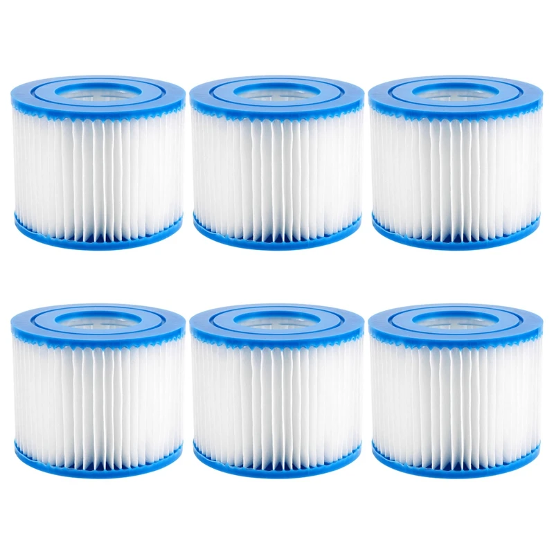 6Pcs Pool Filter,For Bestway Spa Filter Pump Cartridge Type VI,Hot Tub Filters For Lay-Z-Spa,For Coleman Saluspa Filters
6Pcs Pool Filter,For Bestway Spa Filter Pump Cartridge Type VI,Hot Tub Filters For Lay-Z-Spa,For Coleman Saluspa Filters