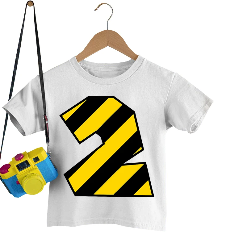 Cartoon Constructionfont Numbers Print 2022 Boys Girls Original Tops Children's Loose Comfortable Clothing Short Sleeve T-Shirts
Cartoon Constructionfont Numbers Print 2022 Boys Girls Original Tops Children's Loose Comfortable Clothing Short Sleeve T-Shirts