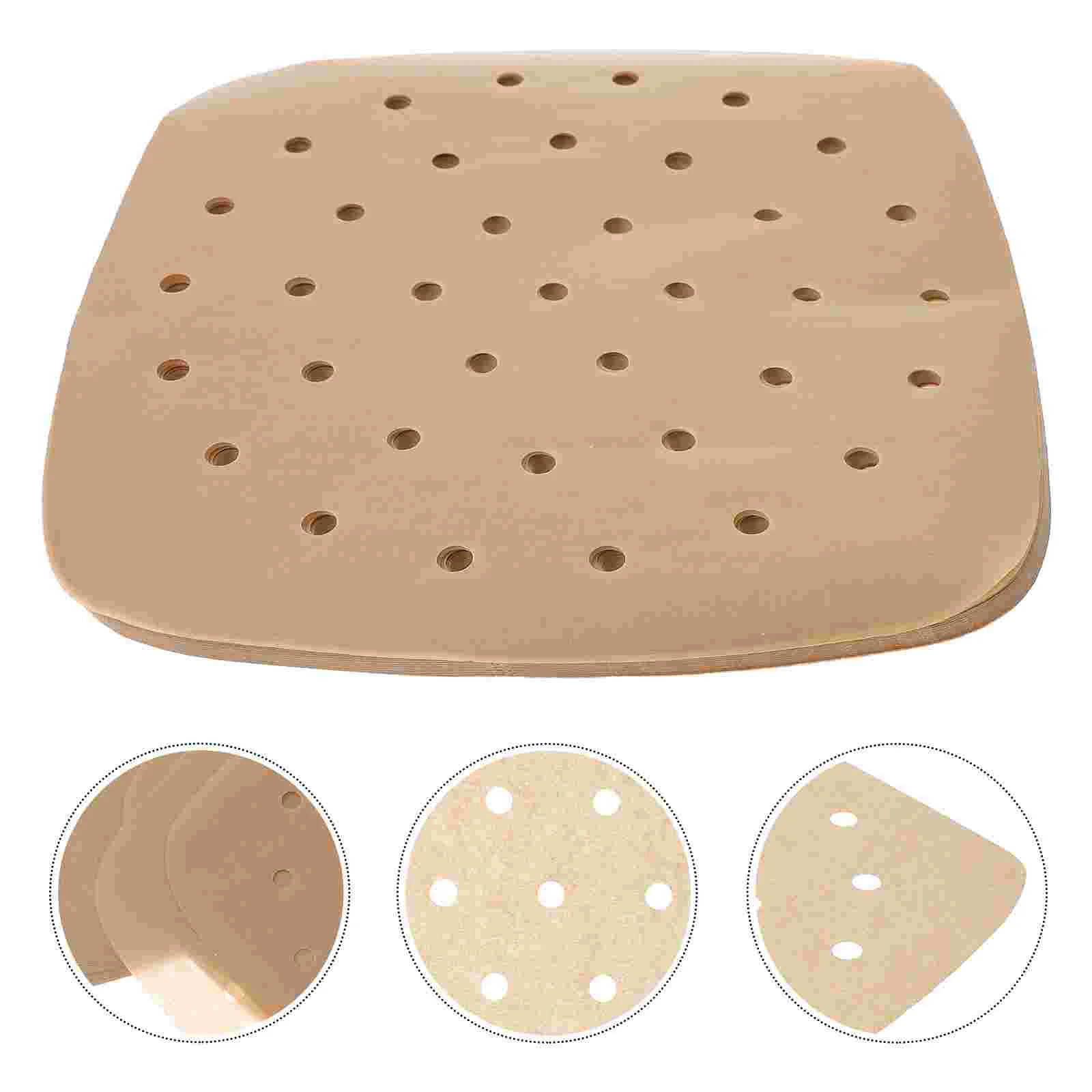 100 Pcs Food Basket Liners Silicone Paper Air Fryer Oil-absorbing Steamer Mat 21.5x21.5CM Disposable Baking Khaki
100 Pcs Food Basket Liners Silicone Paper Air Fryer Oil-absorbing Steamer Mat 21.5x21.5CM Disposable Baking Khaki
