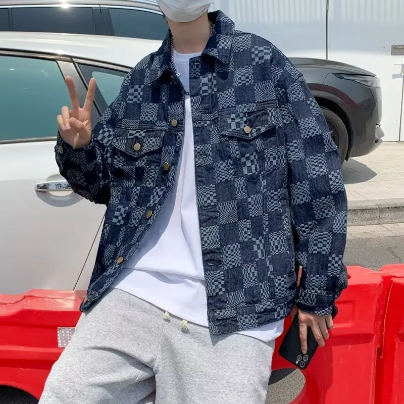 2022Male Slim Plaid Woolen Coat/ Autumn and Winter Fashion New Men's Casual Lapel Hoodless Jacket
2022Male Slim Plaid Woolen Coat/ Autumn and Winter Fashion New Men's Casual Lapel Hoodless Jacket