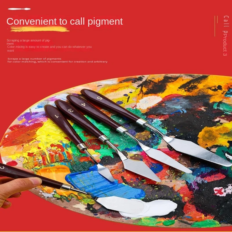 5Pcs Pottery Art Palette Knife Set Stainless Steel Oil Painting Squeegee Smoother Metal Paint Knife Pottery Tools Painting Tools
5Pcs Pottery Art Palette Knife Set Stainless Steel Oil Painting Squeegee Smoother Metal Paint Knife Pottery Tools Painting Tools