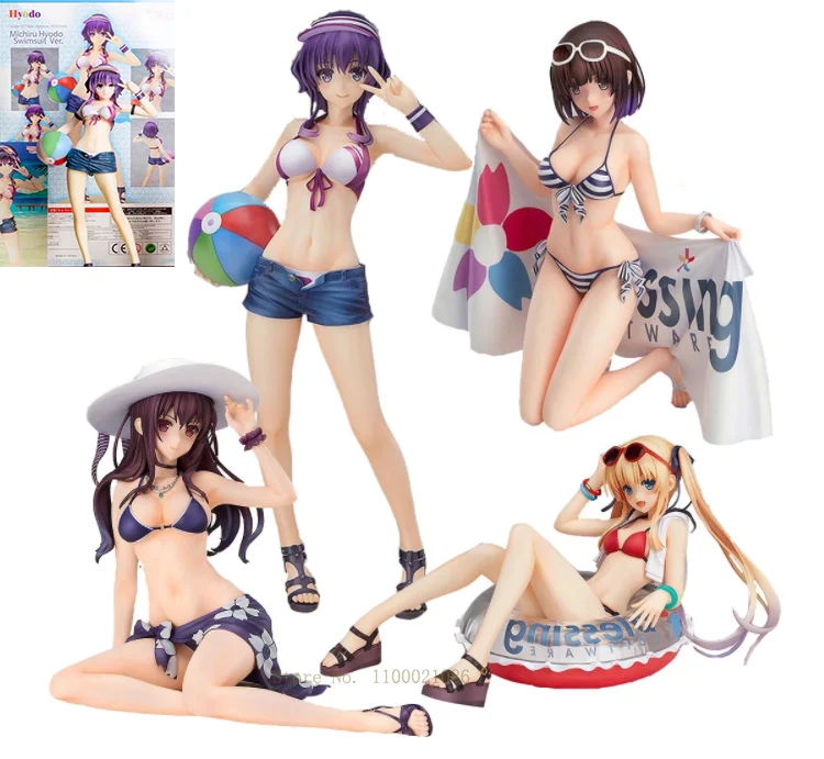 Saekano How To Raise A Boring Girlfriend Michiru Hyodo Eriri Kato megumi Misaki Kurehito Swimsuit PVC Action Figure Toy Doll
Saekano How To Raise A Boring Girlfriend Michiru Hyodo Eriri Kato megumi Misaki Kurehito Swimsuit PVC Action Figure Toy Doll