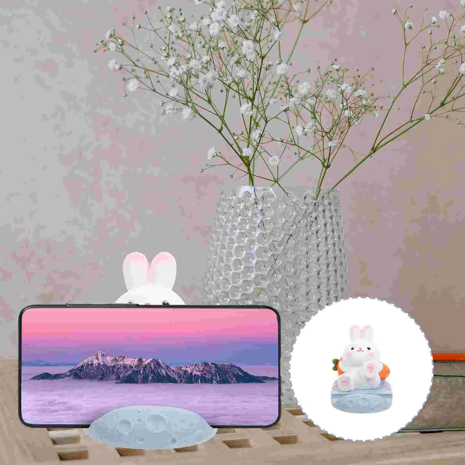 Support Decorative Cellphone Rack Cell Phone Support Mobile Phone Stand Cartoon Bunny Ornament for Desk Storage Home
Support Decorative Cellphone Rack Cell Phone Support Mobile Phone Stand Cartoon Bunny Ornament for Desk Storage Home
