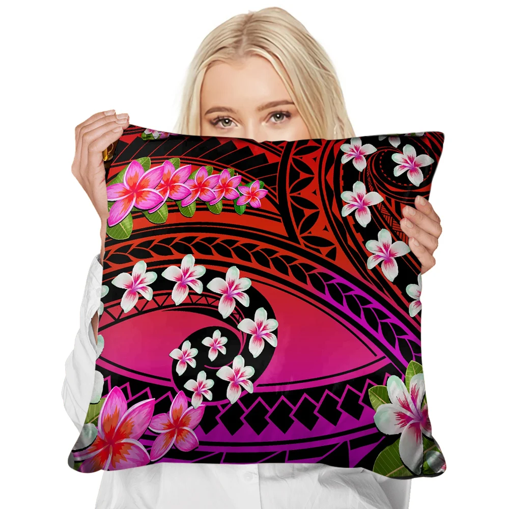 CLOOCL Polynesia Pillow Cover Fashion Floral Frangipani Tattoo Pattern Cushion Cover Pillowcase Polyester Zipper 2 Pcs Sets
CLOOCL Polynesia Pillow Cover Fashion Floral Frangipani Tattoo Pattern Cushion Cover Pillowcase Polyester Zipper 2 Pcs Sets