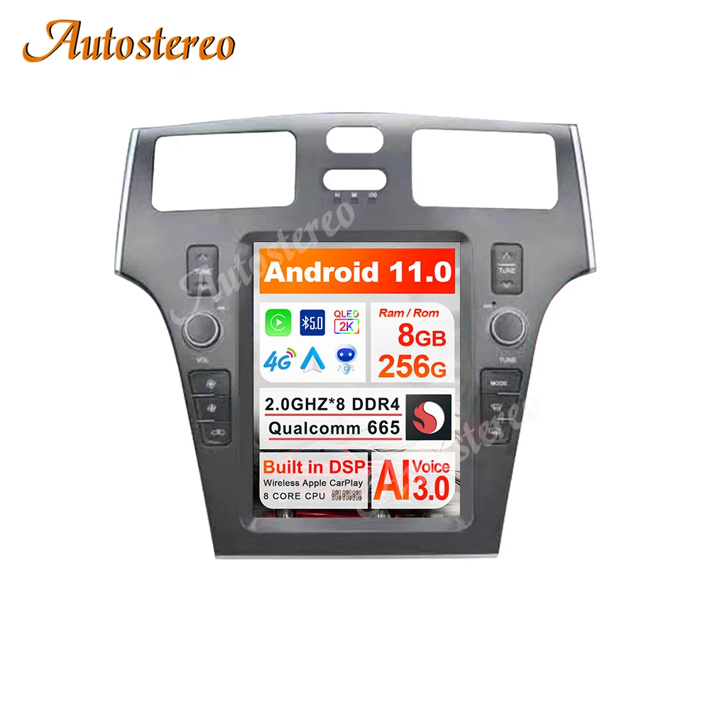 Tesla Style Android11 128G For Lexus ES300 ES 300 ES330 XV30 Car Multimedia Player GPS Navigation Head Unit Radio Stereo Carplay
Tesla Style Android11 128G For Lexus ES300 ES 300 ES330 XV30 Car Multimedia Player GPS Navigation Head Unit Radio Stereo Carplay