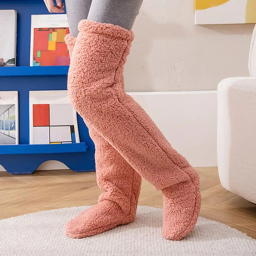Thermal Stockings for Women Cozy Leg Warmers Over Knee Fuzzy Socks for Women Plush Slipper Comfort Long-lasting Protection
Thermal Stockings for Women Cozy Leg Warmers Over Knee Fuzzy Socks for Women Plush Slipper Comfort Long-lasting Protection