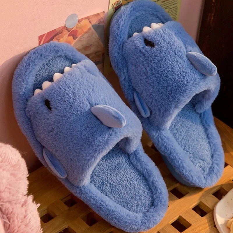 Cartoon Shark Wool Slippers for Women Men Winter Soft Home Women Men Slippers Indoor Household Toe Plush Cotton Shoes 2022 New
Cartoon Shark Wool Slippers for Women Men Winter Soft Home Women Men Slippers Indoor Household Toe Plush Cotton Shoes 2022 New