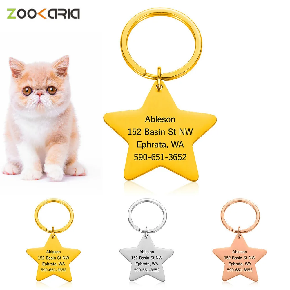 Personalized Dog Cat Pet Id Tags Engraved Cat Puppy Pet ID Name Phone Number Collar Tag Pendant Pet Accessories Dog Tag
Personalized Dog Cat Pet Id Tags Engraved Cat Puppy Pet ID Name Phone Number Collar Tag Pendant Pet Accessories Dog Tag