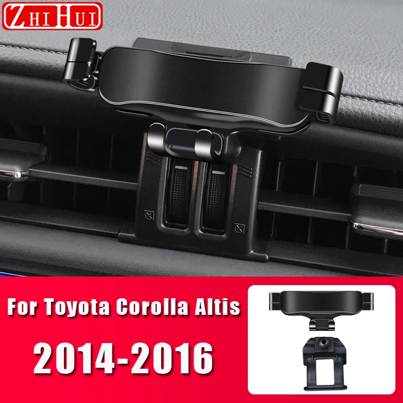 Car Styling Mobile Phone Holder For Toyota Corolla Altis 2014-2021 Air Vent Mount Gravity Bracket Stand Accessories
Car Styling Mobile Phone Holder For Toyota Corolla Altis 2014-2021 Air Vent Mount Gravity Bracket Stand Accessories