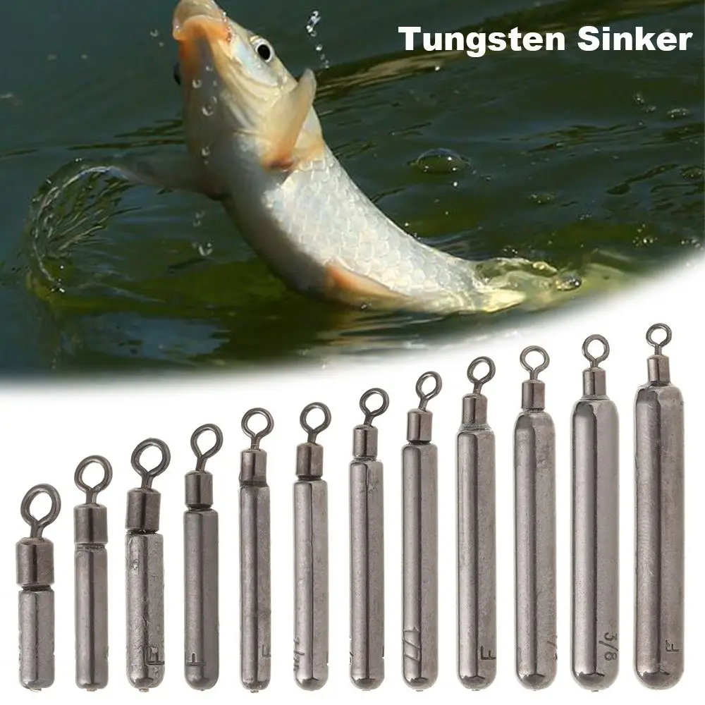 

1PC Tungsten Sinker 0.45g-14g Additional Weight Line Sinkers Fishing Tungsten Fall Quick Release Casting Hook Connector Tackle