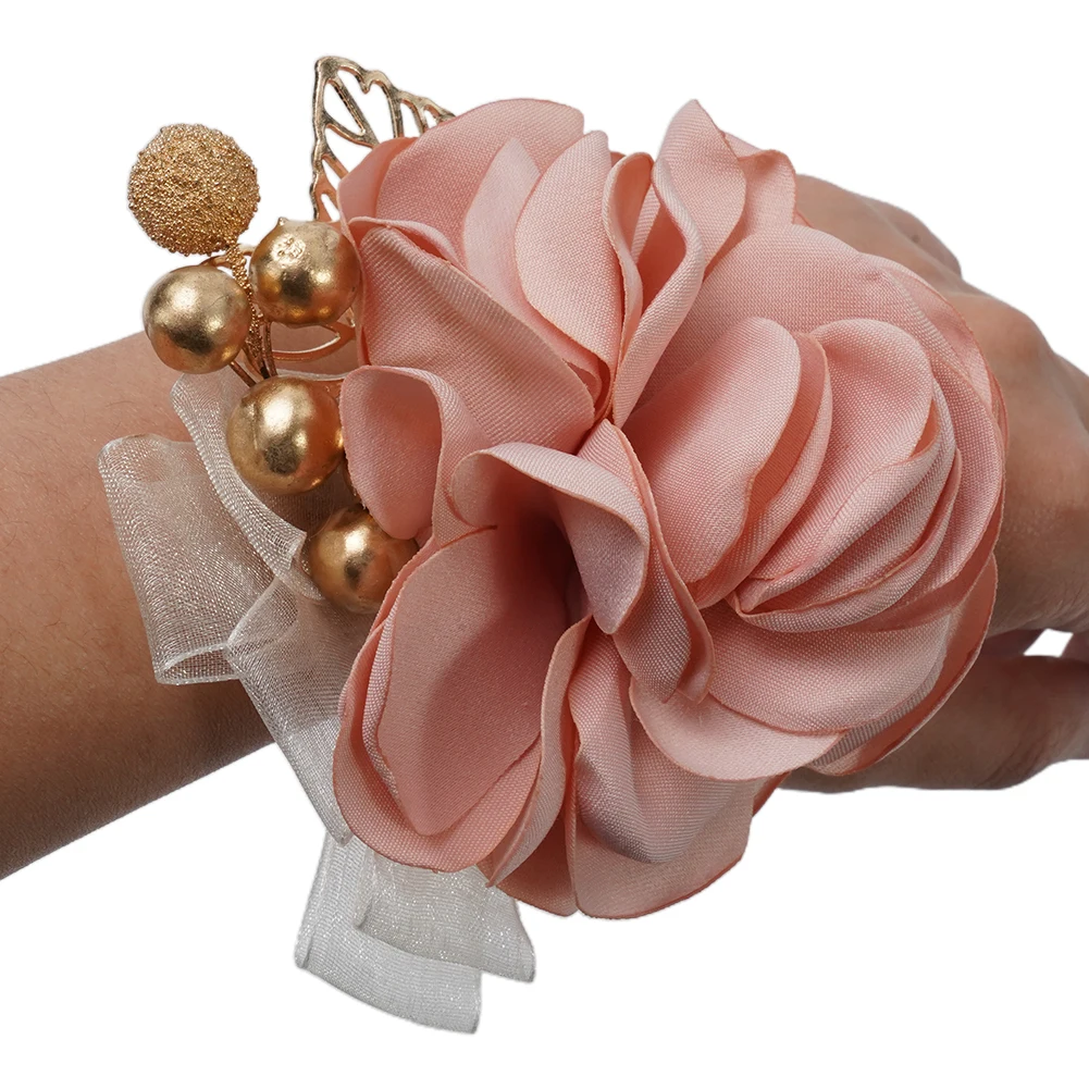 Wrist Corsage Bracelet Bridesmaid Hand Flower Wedding Party Prom Band Decor Artificial Flower Rose Pink
Wrist Corsage Bracelet Bridesmaid Hand Flower Wedding Party Prom Band Decor Artificial Flower Rose Pink