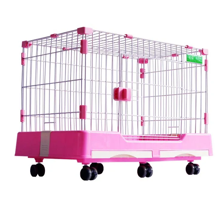 Wholesale good quality metal wire PET crate carge collapsible dog cage pet house with wheels
Wholesale good quality metal wire PET crate carge collapsible dog cage pet house with wheels