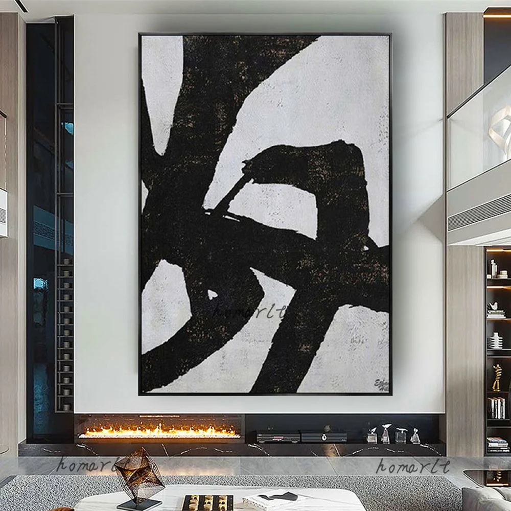 Abstract Black And White Geometric Lines Texture Modern Minimalist Canvas Art Pictures Wall Decor Painting For Home Living Room
Abstract Black And White Geometric Lines Texture Modern Minimalist Canvas Art Pictures Wall Decor Painting For Home Living Room