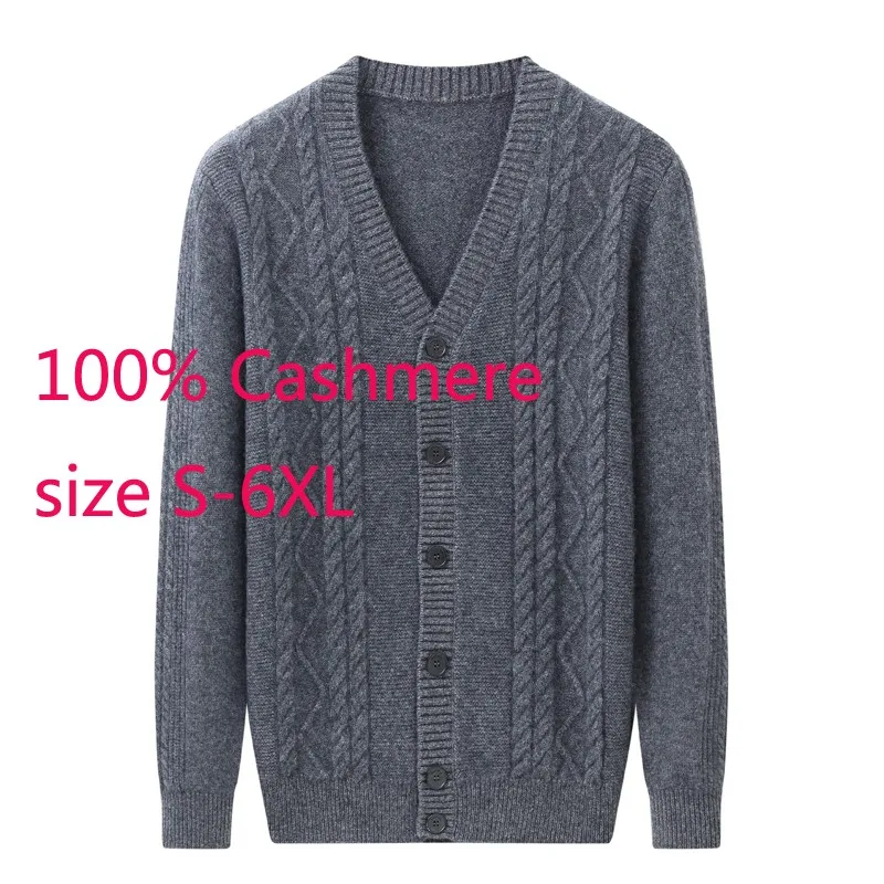 New Arrival High Quality Autumn Winter V-neck Computer Knitted Cardigan Men Large Jacquard Coat Cashmere Sweater Plus Size S-6XL
New Arrival High Quality Autumn Winter V-neck Computer Knitted Cardigan Men Large Jacquard Coat Cashmere Sweater Plus Size S-6XL