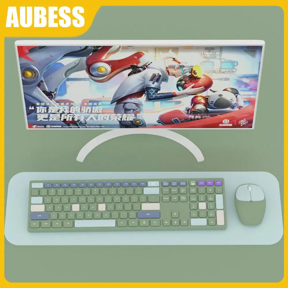 Ergonomics Wireless Keyboard Intelligent High-speed Transmission Wireless Mouse Simple Multi-system Compatible 2.4ghz Wireless
Ergonomics Wireless Keyboard Intelligent High-speed Transmission Wireless Mouse Simple Multi-system Compatible 2.4ghz Wireless