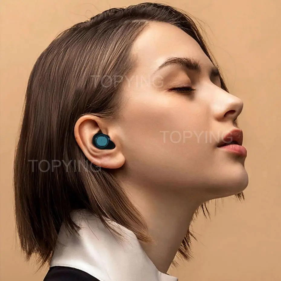 TWS Bluetooth наушники беспроводные с микрофоном спортивные водонепроницаемые
