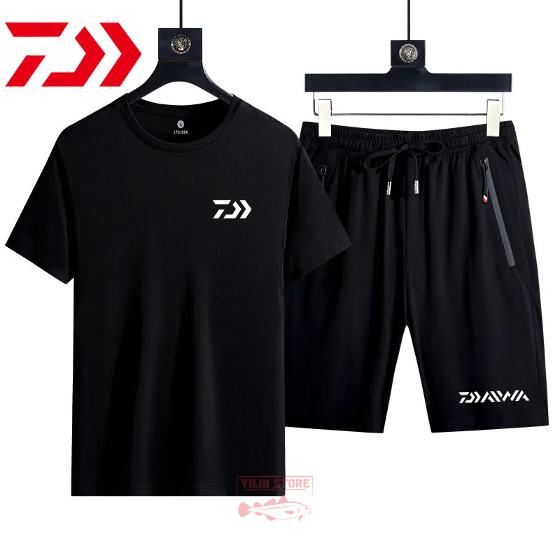 2023 New Daiwa Thin Fishing Suit Men's Summer Breathable Short Sleeve Shorts 2-piece Set Men Outdoor Sports Quick-drying Clothes
2023 New Daiwa Thin Fishing Suit Men's Summer Breathable Short Sleeve Shorts 2-piece Set Men Outdoor Sports Quick-drying Clothes