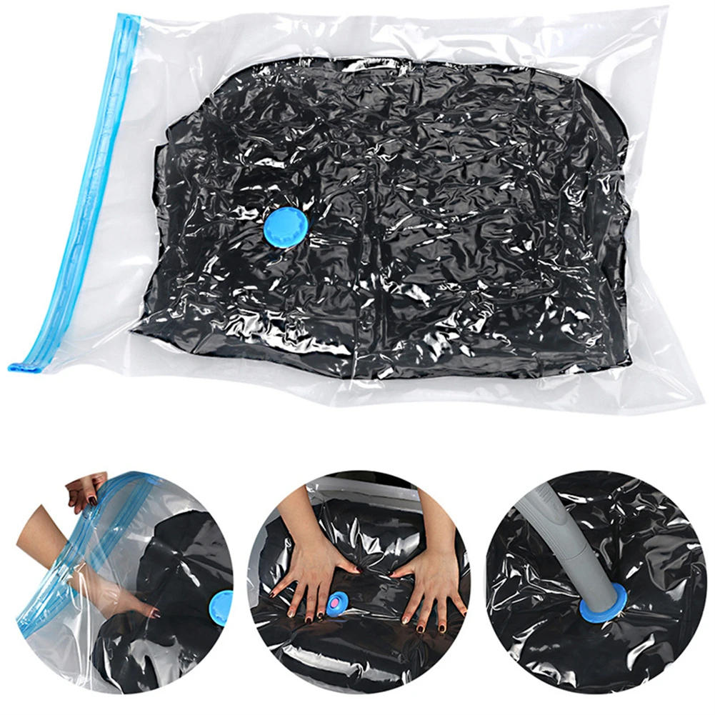 Vacuum Bag Travel Space Saving Bags Transparent Folding Compressed Space Saving Clothes Storage Moisture-Proof Home Accessories
Vacuum Bag Travel Space Saving Bags Transparent Folding Compressed Space Saving Clothes Storage Moisture-Proof Home Accessories