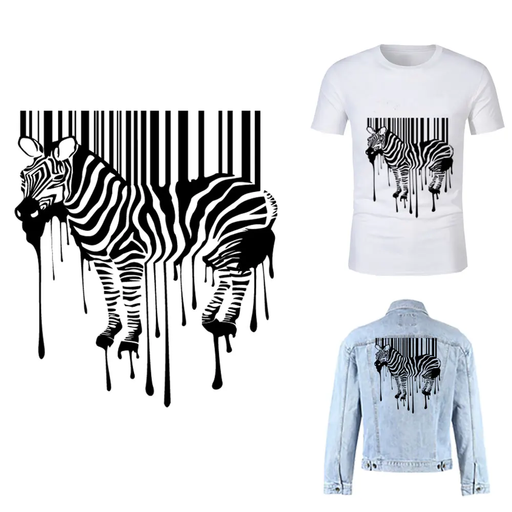 Thermal Patch Diy Applique Big Patch Zebra Transfer Sticker Iron-Patches for Clothing Transfert Thermocollants T-Shirt Jacket
Thermal Patch Diy Applique Big Patch Zebra Transfer Sticker Iron-Patches for Clothing Transfert Thermocollants T-Shirt Jacket