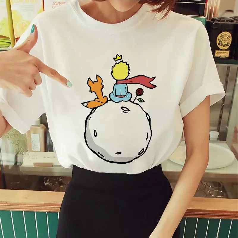 Hot Spring Summer Little Prince Graphic Women's T-Shirt Little Prince Graphic Tees Vouge Shirts For women O-Neck Short Sleeve
Hot Spring Summer Little Prince Graphic Women's T-Shirt Little Prince Graphic Tees Vouge Shirts For women O-Neck Short Sleeve
