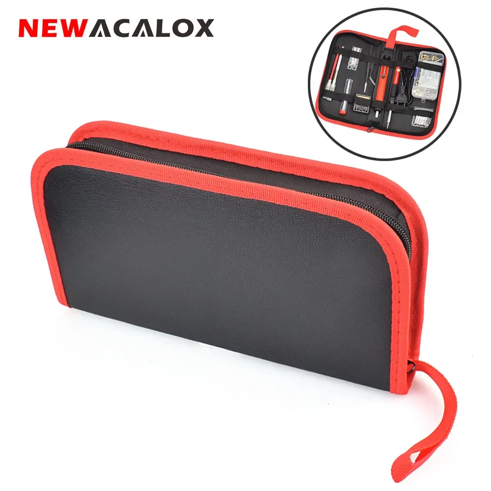 NEW Hardware Repair Toolbag Portable Household Soldering Iron Tool Bag Multi-function PU Leather Zipper Tools Bag
NEW Hardware Repair Toolbag Portable Household Soldering Iron Tool Bag Multi-function PU Leather Zipper Tools Bag