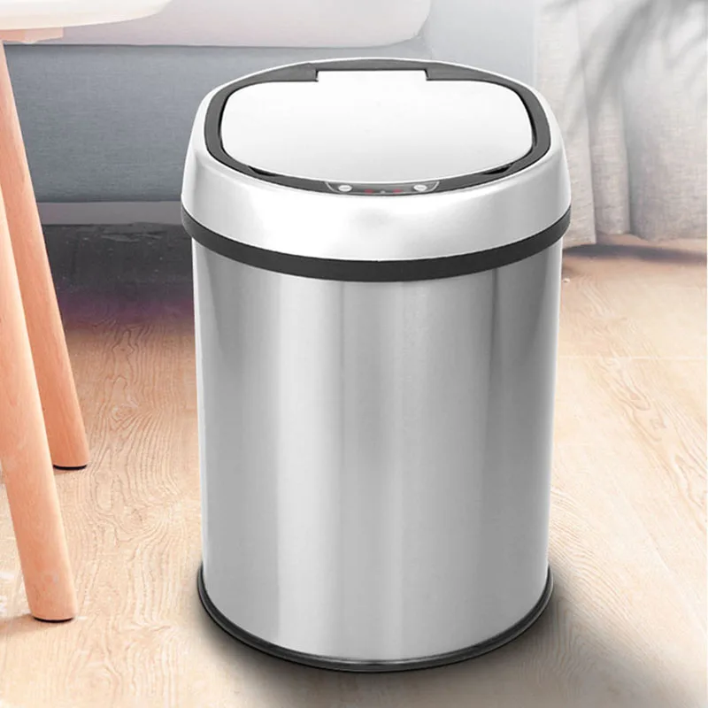Charging Intelligent Induction Garbage Barrel Stainless Steel Fashion Automatic Household Living Room Trash Smart Kitchen
Charging Intelligent Induction Garbage Barrel Stainless Steel Fashion Automatic Household Living Room Trash Smart Kitchen