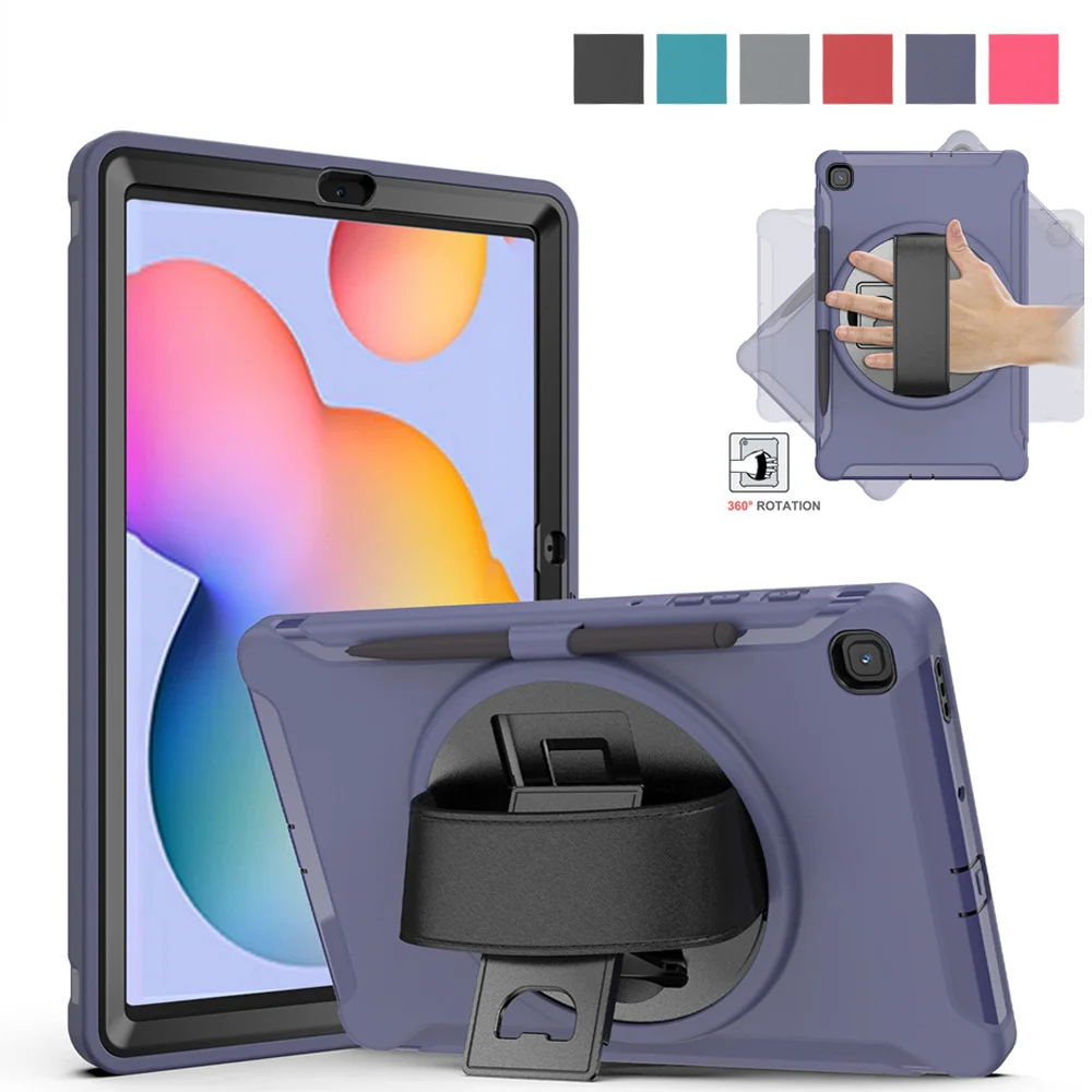 Kids Safe Shockproof PC + TPU Combo Hand Strap Stand Tablet Cover For Samsung Galaxy Tab S6 Lite 10.4 2020 SM-P610 SM-P615 Case
Kids Safe Shockproof PC + TPU Combo Hand Strap Stand Tablet Cover For Samsung Galaxy Tab S6 Lite 10.4 2020 SM-P610 SM-P615 Case