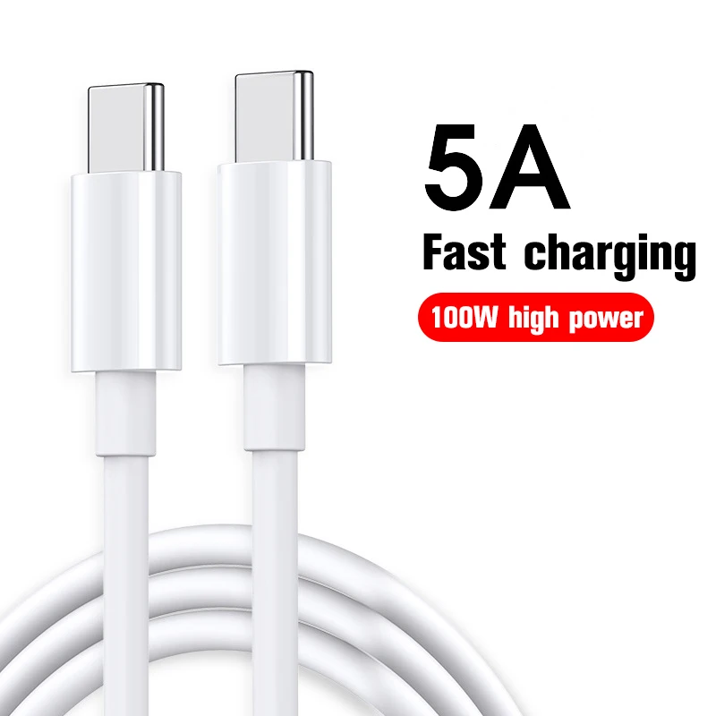 60/100W USB Type C to C Cable For Samsung S21 S20 Note 20ultra PD Fast Charge Phone Charging Cable USB C Cable For Macbook Pro
60/100W USB Type C to C Cable For Samsung S21 S20 Note 20ultra PD Fast Charge Phone Charging Cable USB C Cable For Macbook Pro