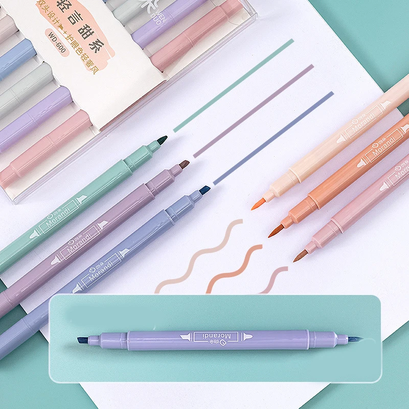 6pcs/set Double Tip Highlighter Pens Candy Color Kawaii Manga Markers Highlighter Set Stationery
6pcs/set Double Tip Highlighter Pens Candy Color Kawaii Manga Markers Highlighter Set Stationery