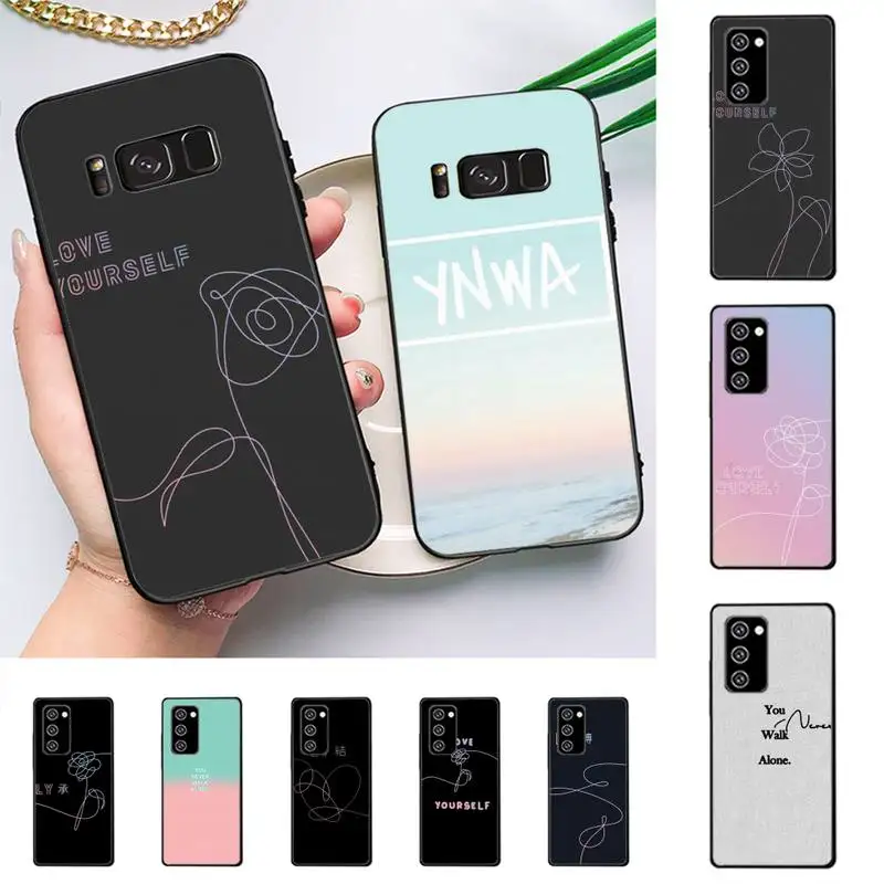Love Yourself You Never Walk Alone Phone Case for Redmi 8 9 9A for Samsung J5 J6 Note9 for Huawei NOVA3E Mate20lite cover
Love Yourself You Never Walk Alone Phone Case for Redmi 8 9 9A for Samsung J5 J6 Note9 for Huawei NOVA3E Mate20lite cover