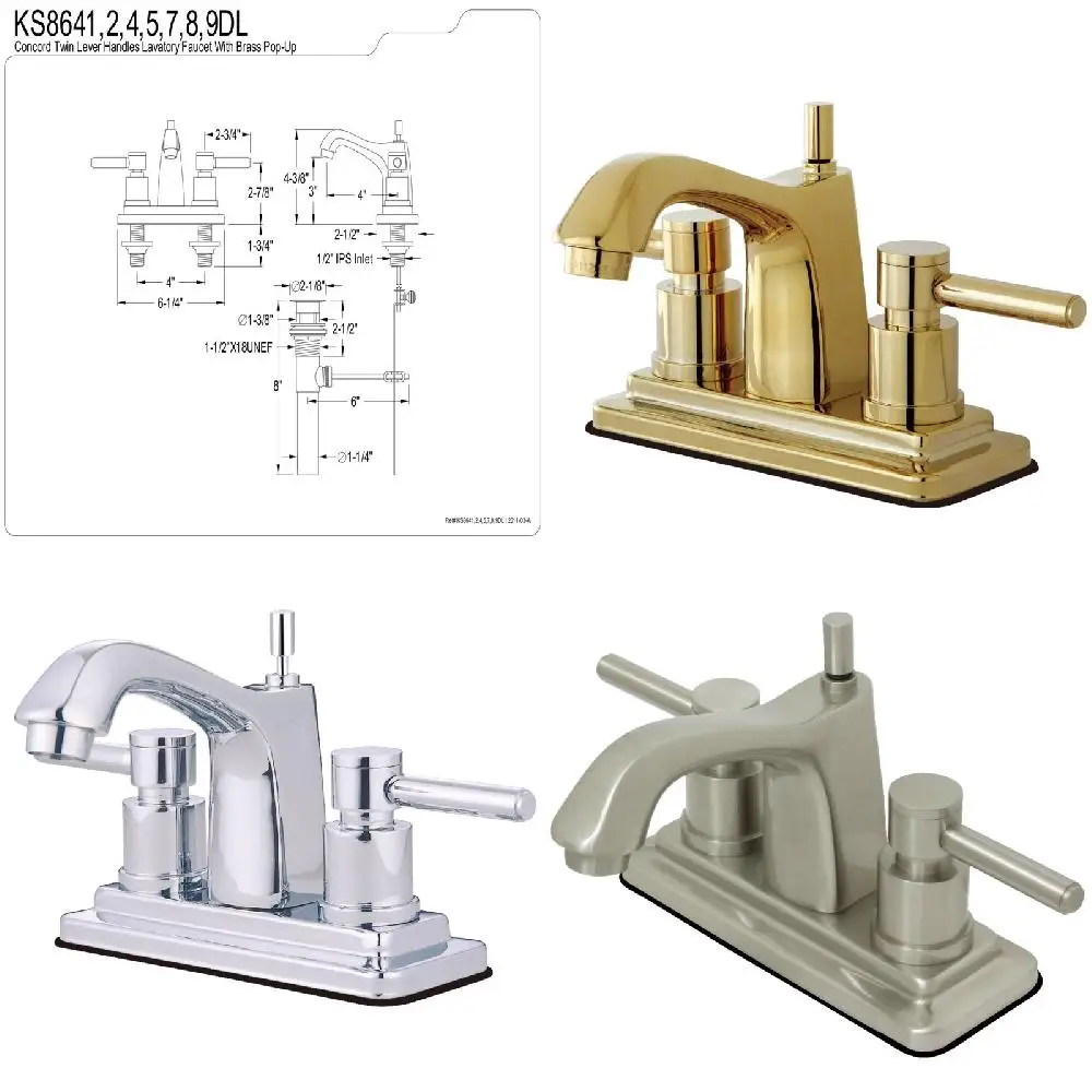 Luxury Polished Brass 4in Centerset Home Bathroom Faucet Decor with Stylishly Fantastical Appeal
Luxury Polished Brass 4in Centerset Home Bathroom Faucet Decor with Stylishly Fantastical Appeal