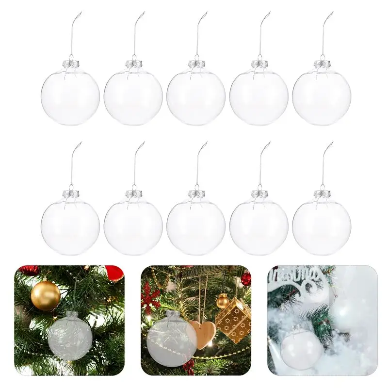 12pcs Christmas Transparent Ball Hollow Christmas Ball Festive Theme Christmas Tree Pendant Festive Creative Party Decoration
12pcs Christmas Transparent Ball Hollow Christmas Ball Festive Theme Christmas Tree Pendant Festive Creative Party Decoration