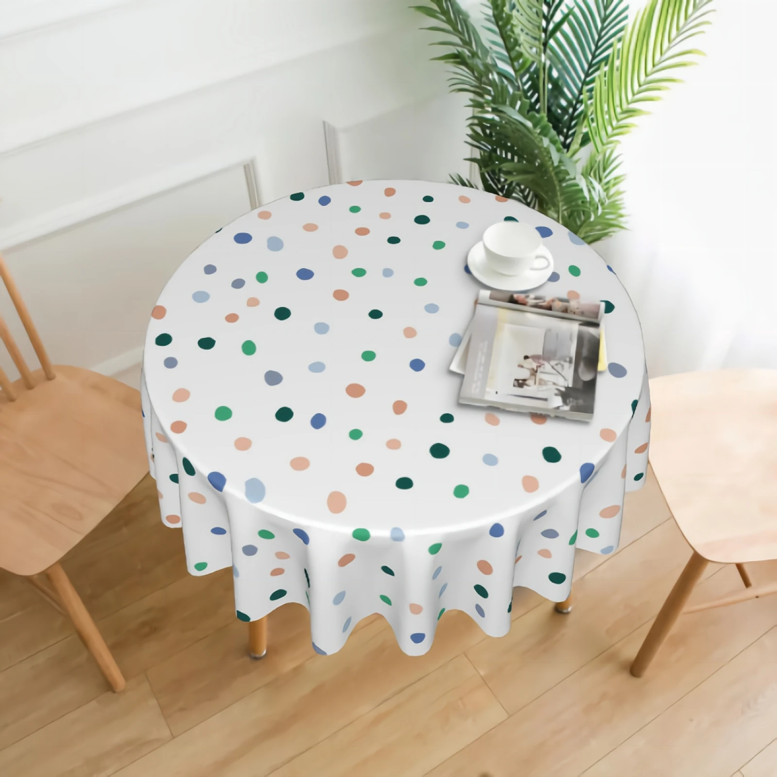 Wave Point Table Cloth with Dust-Proof Wrinkle Resistant Waterproof Decorative Table Cover
Wave Point Table Cloth with Dust-Proof Wrinkle Resistant Waterproof Decorative Table Cover