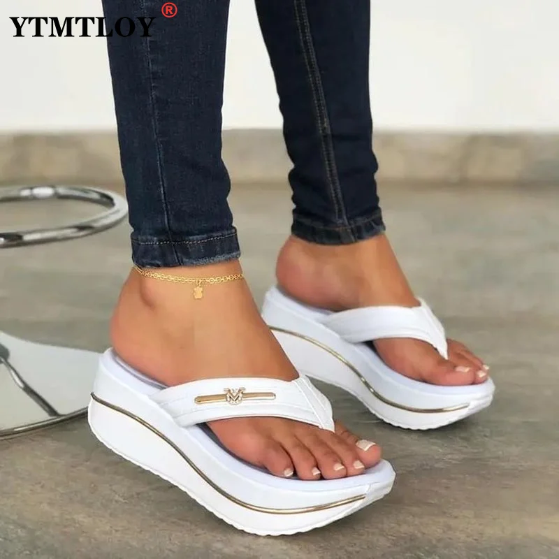 Women's Sandals Plafrom Sandals Summer Slippers Ladies Slip-On Flip Flops Shoes Leather Peep Toe Women Sandalias Zapatos Mujer
Women's Sandals Plafrom Sandals Summer Slippers Ladies Slip-On Flip Flops Shoes Leather Peep Toe Women Sandalias Zapatos Mujer