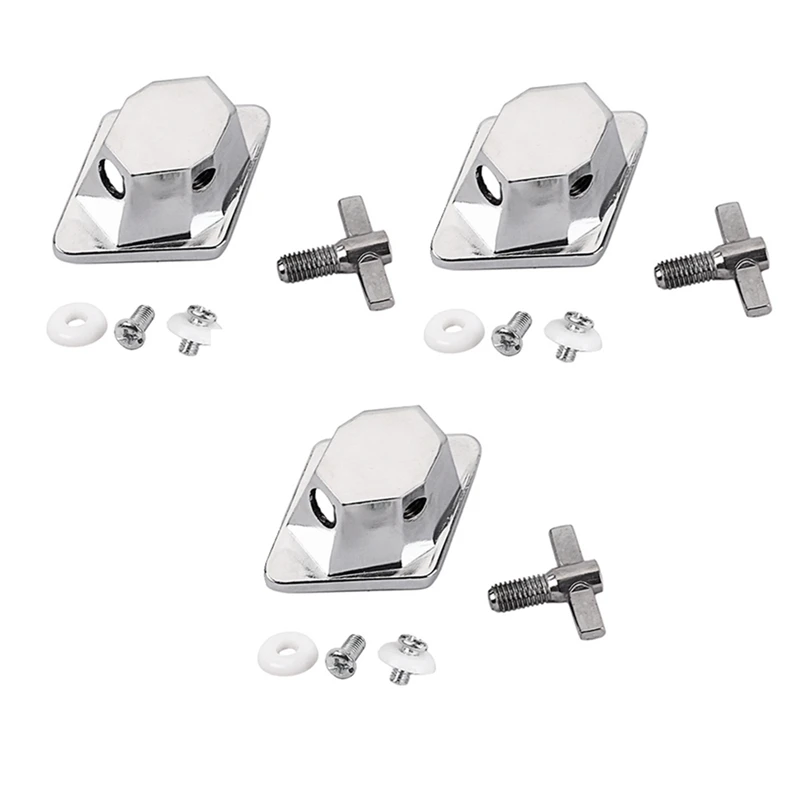 3Pcs Chrome Floor Leg Bracket Connection Base Drum Set Parts Accessories Musical Instrument Parts
3Pcs Chrome Floor Leg Bracket Connection Base Drum Set Parts Accessories Musical Instrument Parts