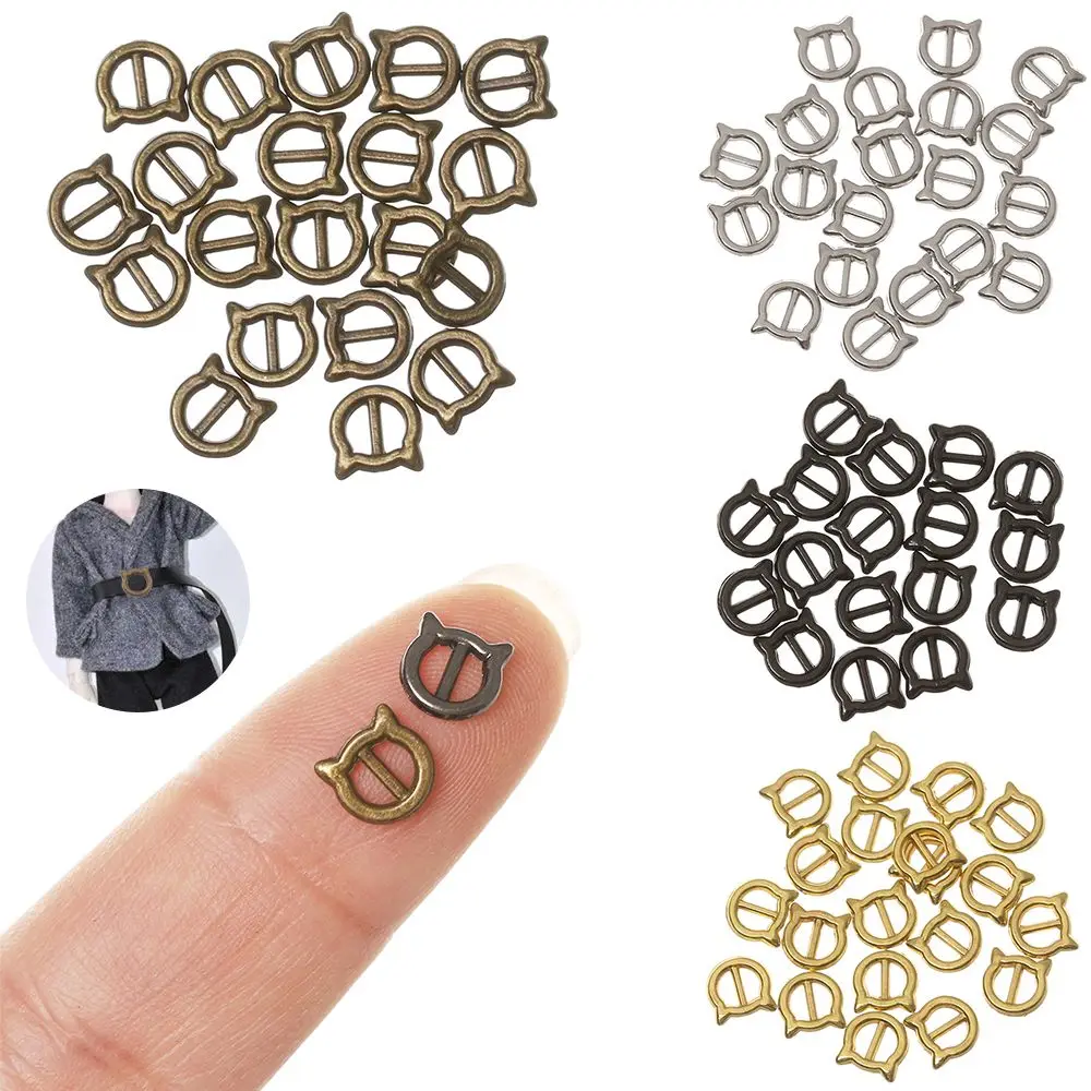 20Pcs Newest 4mm Mini Ultra-small Tri-glide Cat Style Belt Buckle Doll Bags Buckles DIY Doll Metal Buttons Shoes Accessories
20Pcs Newest 4mm Mini Ultra-small Tri-glide Cat Style Belt Buckle Doll Bags Buckles DIY Doll Metal Buttons Shoes Accessories