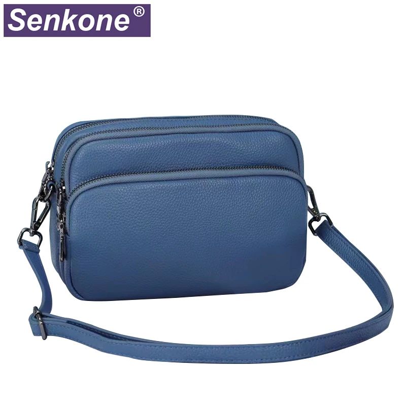 Сумка и кошелек из мягкой натуральной кожи, модная дамская двойная Сумочка на плечо, простая женская кросс-боди, маленькие мессенджеры
Сумка и кошелек из мягкой натуральной кожи, модная дамская двойная Сумочка на плечо, простая женская кросс-боди, маленькие мессенджеры