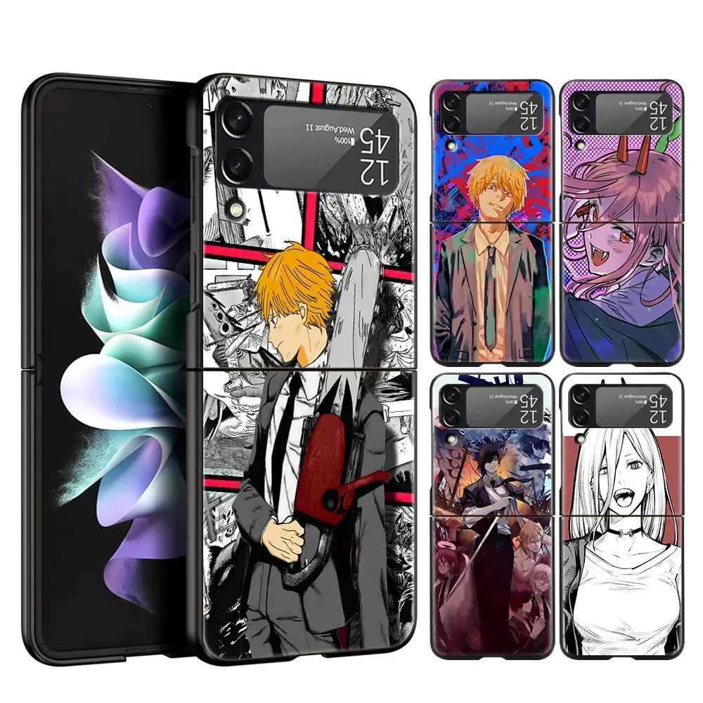 For Samsung Galaxy Z Flip 3 4 5G Hard Black Folding PC Phone Case Manga Chainsaw Man Anime Luxury For Samsung Z Flip3 Back Cover
For Samsung Galaxy Z Flip 3 4 5G Hard Black Folding PC Phone Case Manga Chainsaw Man Anime Luxury For Samsung Z Flip3 Back Cover
