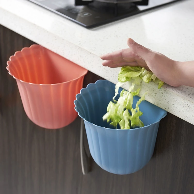 Creative Kitchen Plastic Flower Hanging Trash Can Cabinet Door Drawer Garbage Bin Car Bathroom Rubbish Waste Paper Basket
Creative Kitchen Plastic Flower Hanging Trash Can Cabinet Door Drawer Garbage Bin Car Bathroom Rubbish Waste Paper Basket